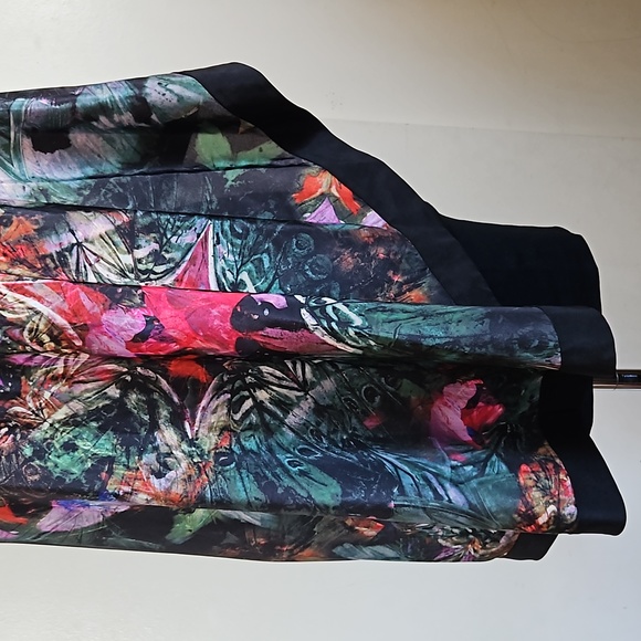 Ted Baker Reama Sheath Black Flowered Butterfly Front Mini Dress Size 0 - Picture 11 of 17